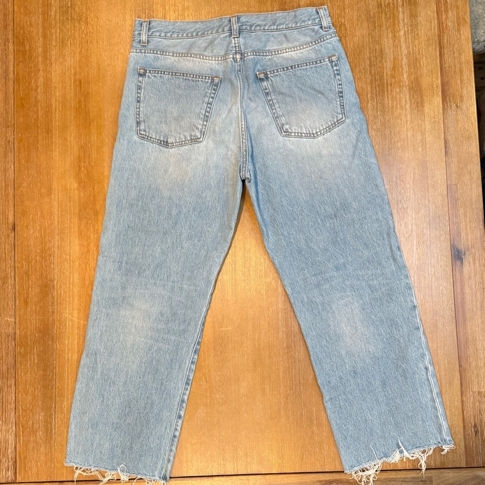 The Row Light Blue Straight Leg Jeans - Picture 3 of 14